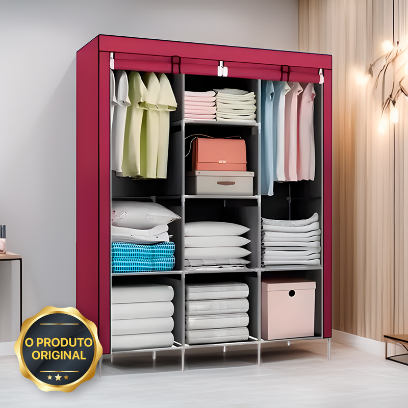 Guarda Roupa Dobrável Organizador Roupa