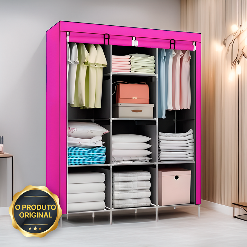 Guarda Roupa Dobrável Organizador Roupa