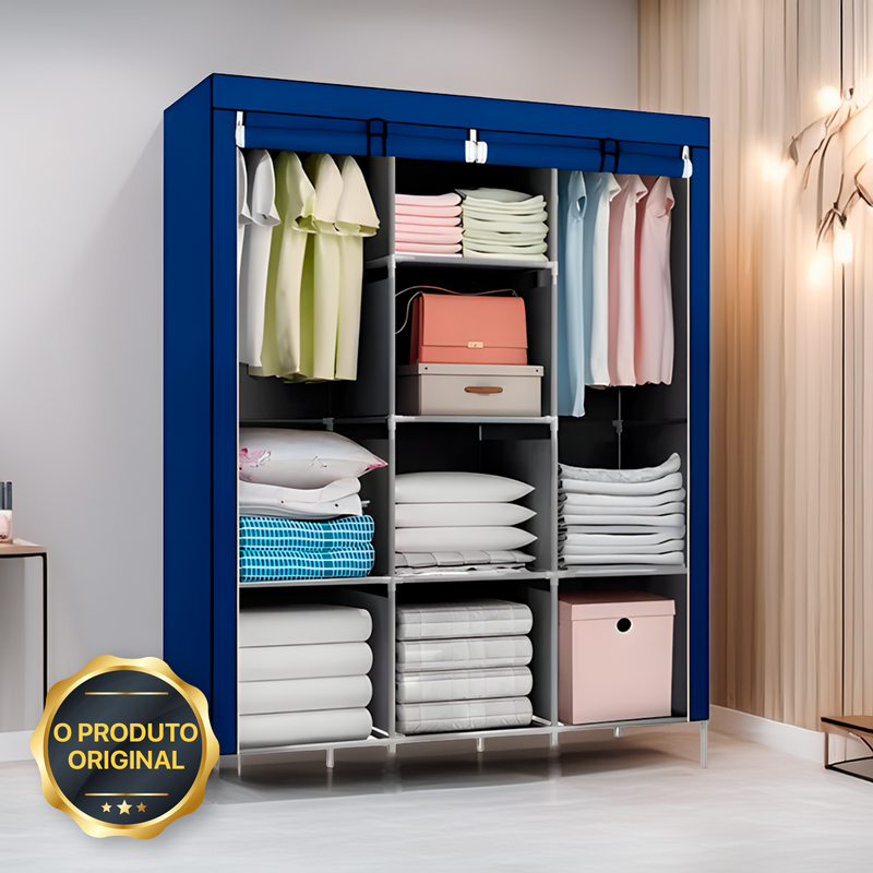 Guarda Roupa Dobrável Organizador Roupa